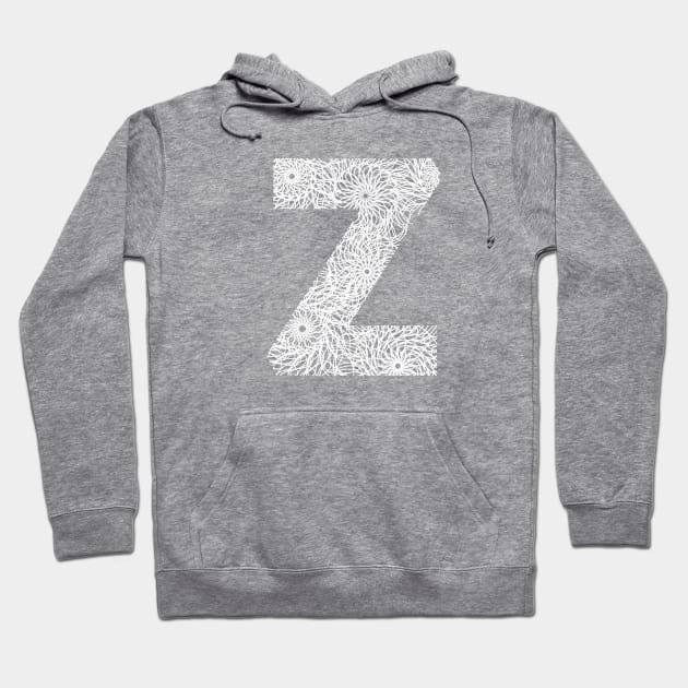 Letter Z Hoodie by Hip Scarves and Bangles